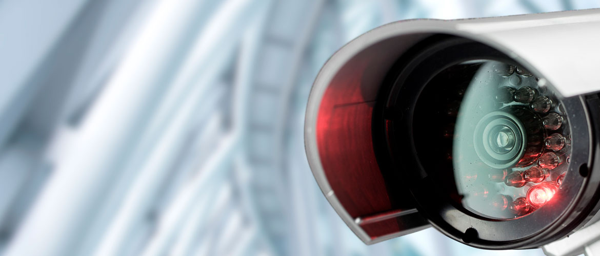 Cámara de videovigilancia CCTV instalada por Andetel en Madrid